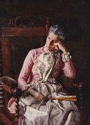 Thomas Eakins Miss Amelia Van Buren Spain oil painting artist